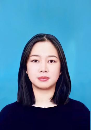 张玉洁-个人蓝底证件照 张玉洁-个人蓝底证件照